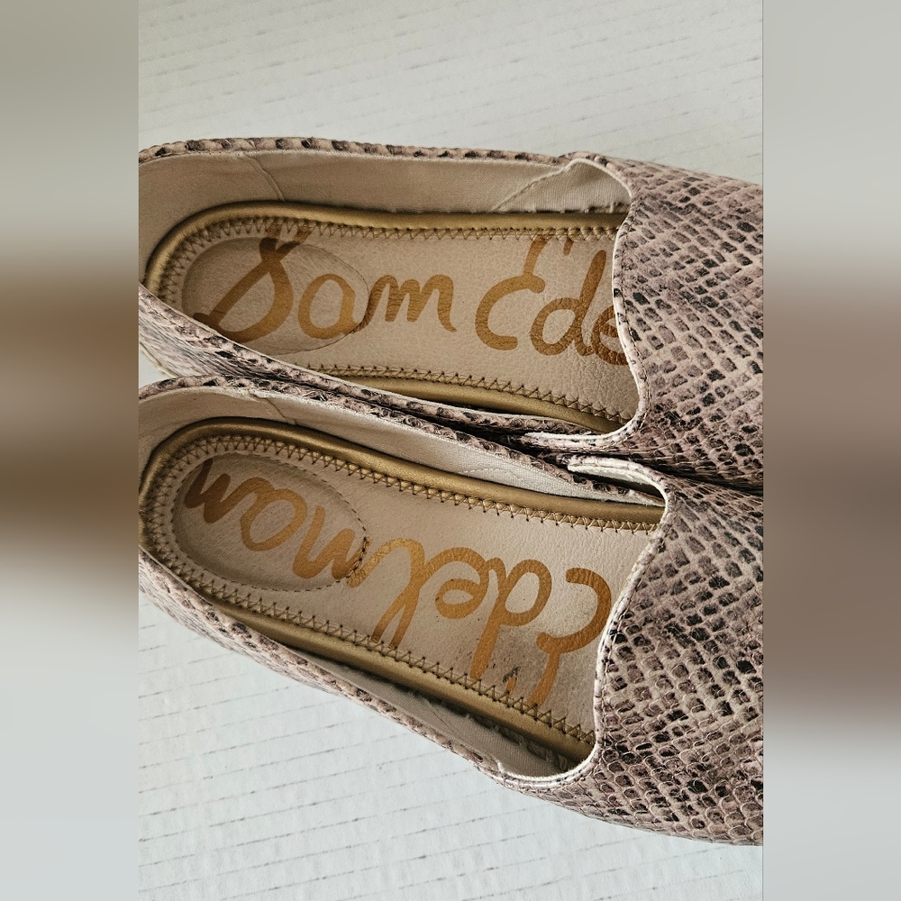 Sam Edelman snake skin pattern espadrilles size 6.5‎ - Picture 5 of 8